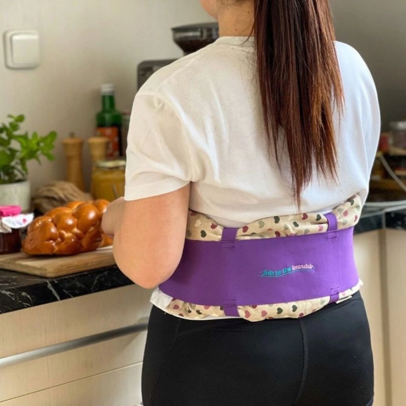 Bedropás, prideľovací pás k nahrievacím vankúšikom - Velikost: XXL (velký) - 120 - 150 cm