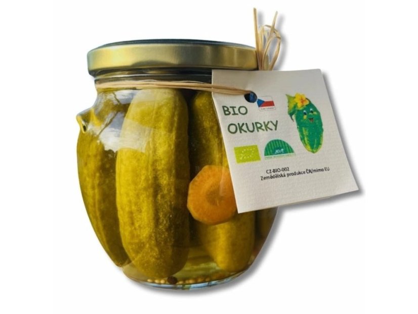BIO Nakládané okurky, jemně kyselé BIO Nakládané okurky, jemně kyselé