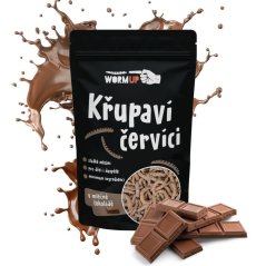 Chrumkaví červíky v mliečnej čokoláde