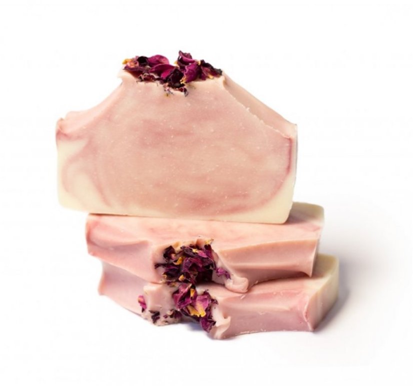 Prírodné mydlo Ruže