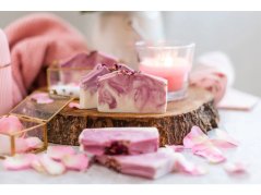 Přírodní mýdlo Růže