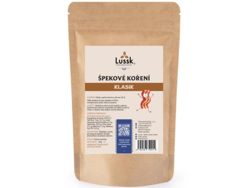 Špekové koření klasik - Balenie: 50 g