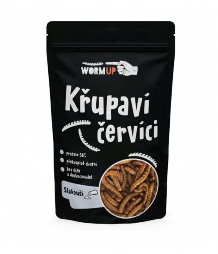 Křupaví červíci se solí