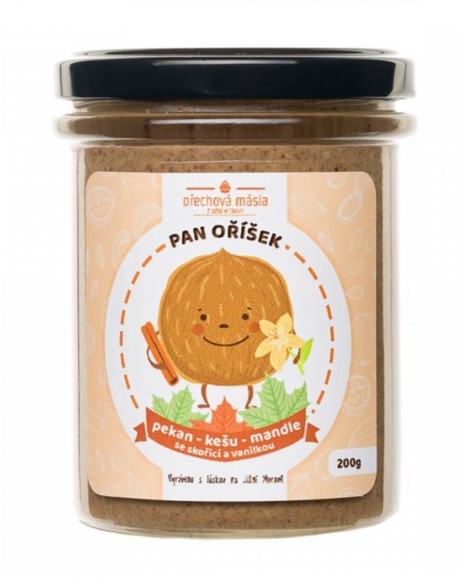 Orechové maslo pán oriešok