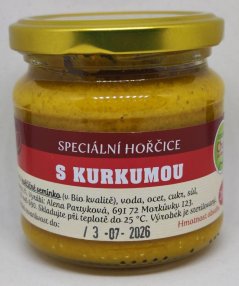 Horčica s kurkumou