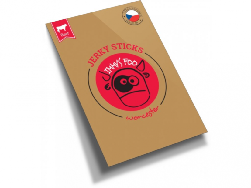 Hovězí jerky tyčinky - worcester - Balení: 20 g