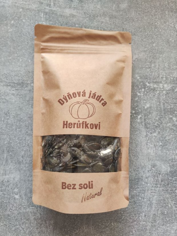 Tekvicové jadrá bez šupky, naturál - Balenie: 200 g