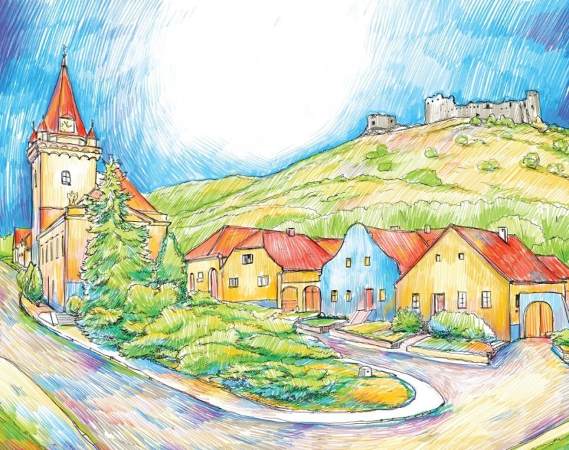 Maľovaná Morava, omaľovánky