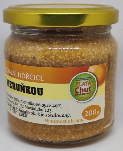 Hořčice s meruňkou