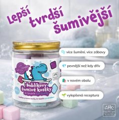 Bublíkove šumivé kocky do kúpeľa s probiotikami