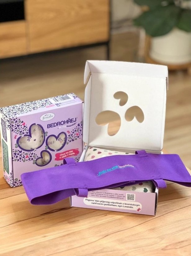 Bedropás, prideľovací pás k nahrievacím vankúšikom - Velikost: XXL (velký) - 120 - 150 cm