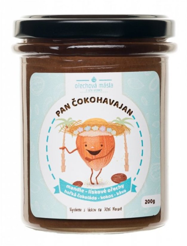 Orechové maslo pán čokohavajan