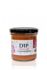 Dip z pečených paprík s mandľami