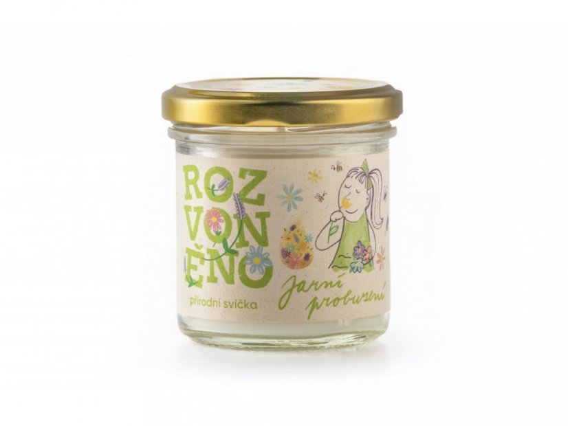 Přírodní svíčka - Jarní probuzení