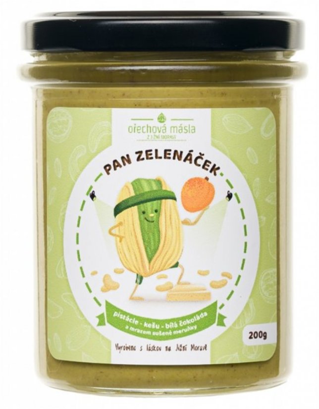 Orechové maslo pán zelenáčik