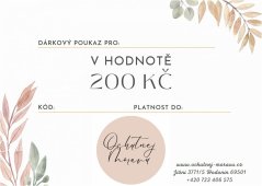 Darčekový poukaz 200 Kč