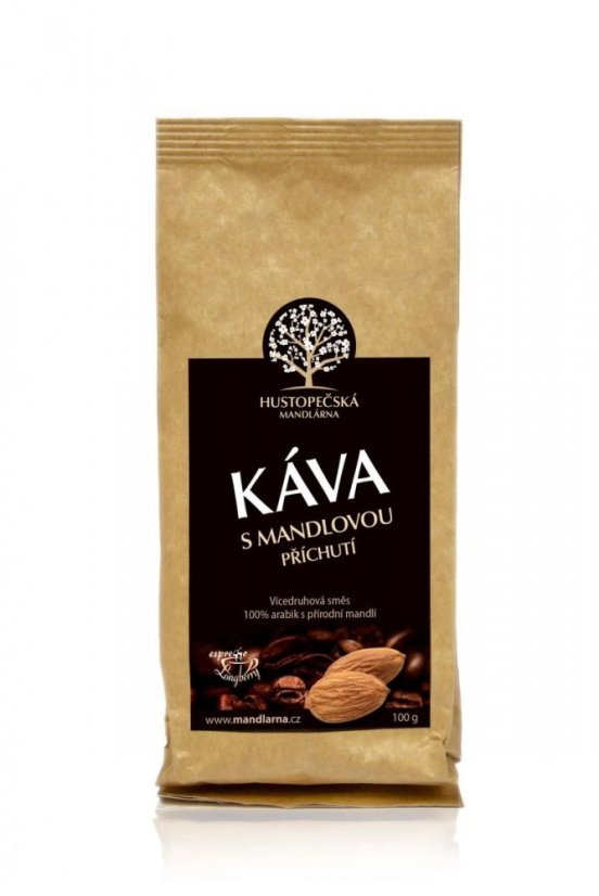 Káva s mandľovou príchuťou - zrnková