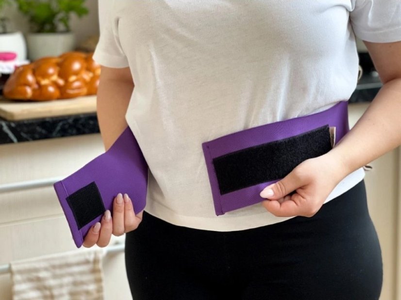 Bedropás, prideľovací pás k nahrievacím vankúšikom - Velikost: XXL (velký) - 120 - 150 cm