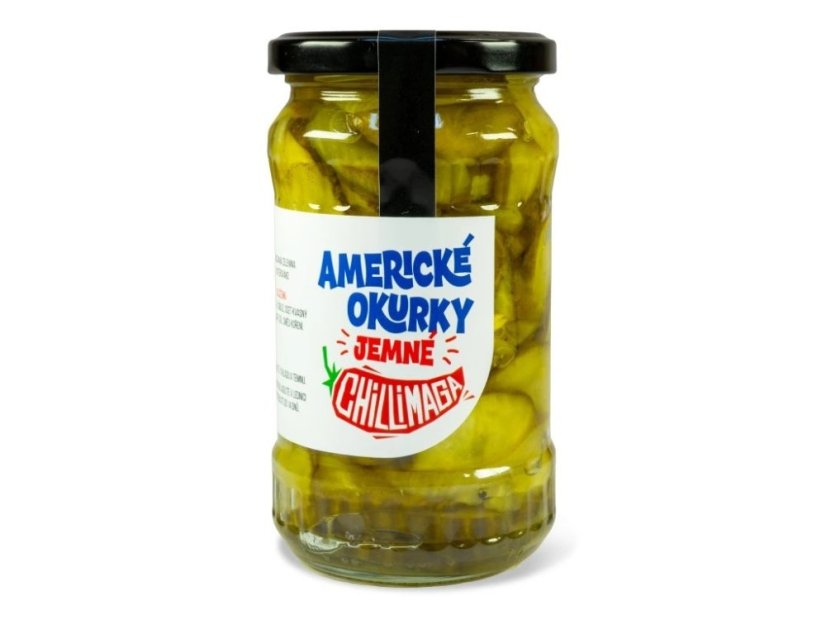 Americké okurky, jemné