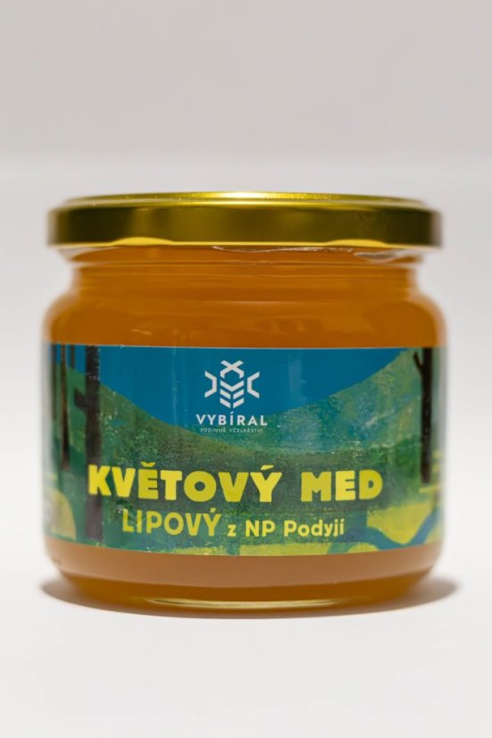 Kvetový med Lipový z NP Podyjí - Balenie: 950g
