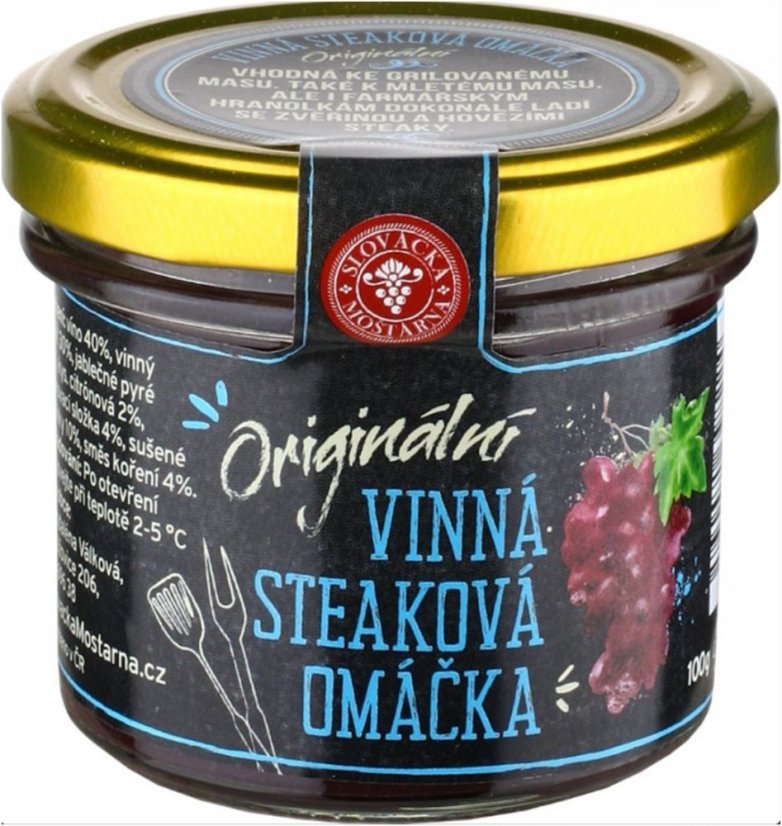 Vinná steaková omáčka