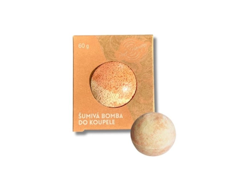 Šumivá bomba do kúpeľa Marhuľa