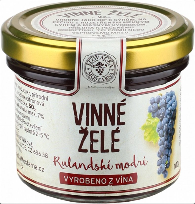 Vínne želé Rulandské modré