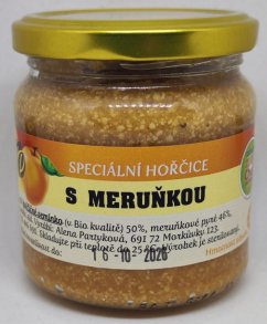 Hořčice s meruňkou