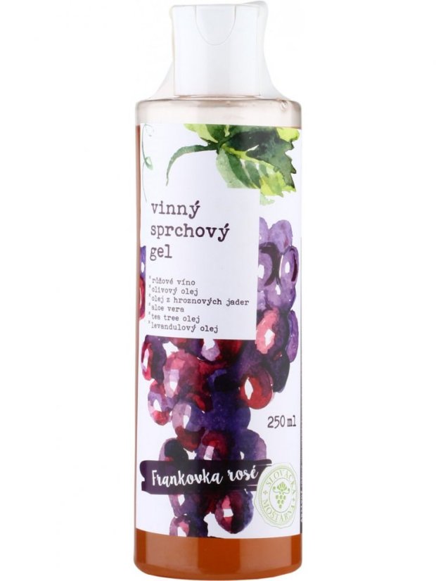 Vinný sprchový gél FRANKOVKA ROSE