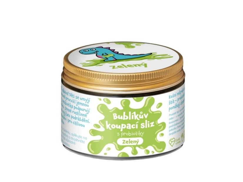 Bublíkov kúpací sliz s probiotikami - Barva: Zelená