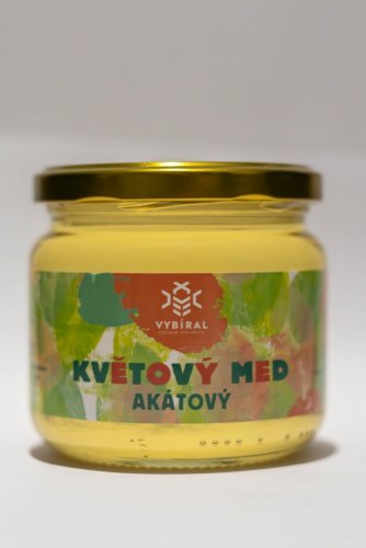 Kvetový med Akátový - Balenie: 440g