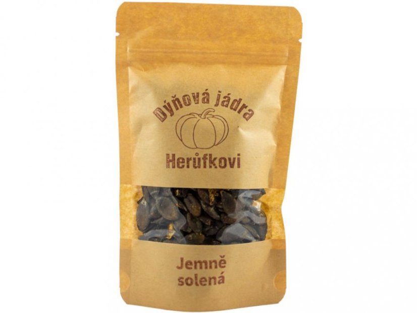 Dýňová jádra bez slupky, jemně solená