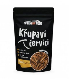 Chrumkaví červíky s karí