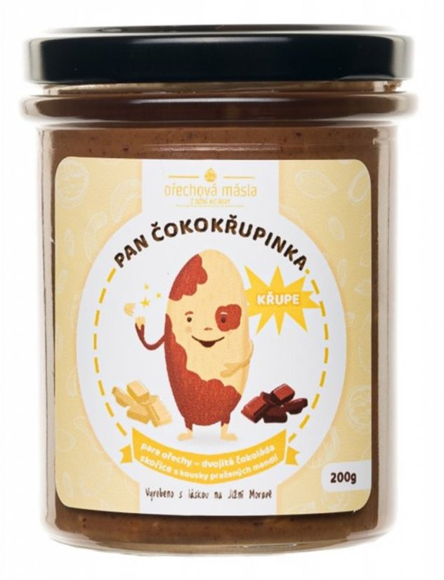 Orechové maslo pán čokokrupinka