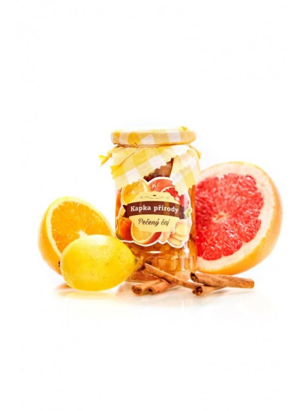 Pečený čaj - citrusové plody se zázvorem Pečený čaj - citrusové plody se zázvorem