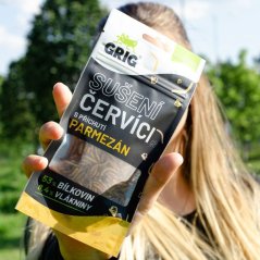 Sušenie červíky Parmezán