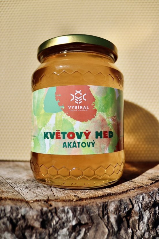 Květový med Akátový - Balení: 950 g