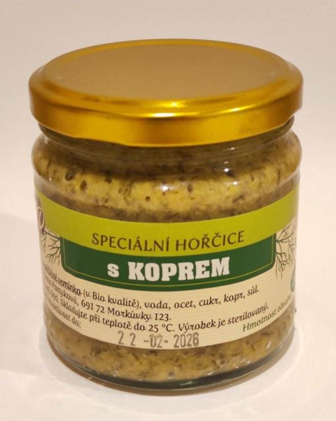 Hořčice s koprem