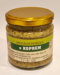 Hořčice s koprem
