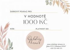 Dárkový poukaz 1000 Kč