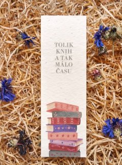 Toľko kníh a tak málo času, záložka