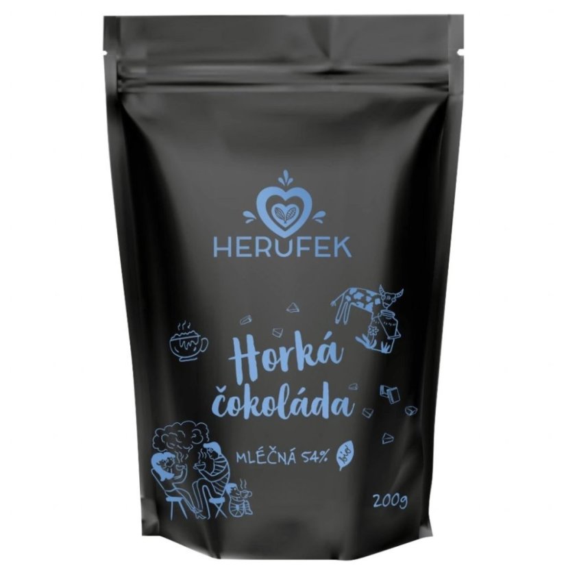 BIO Horúca čokoláda, mliečna 54%