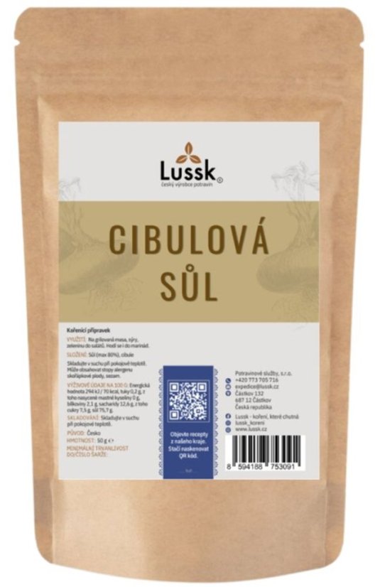 Cibulová sůl - Balení: 50 g